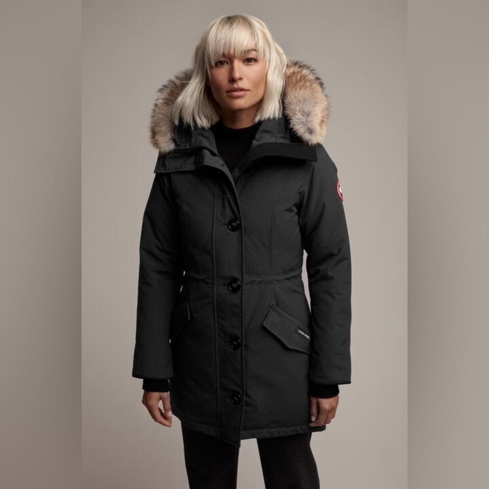 Canada Goose Rossclair Parka Coat - size M - fusion fit